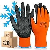 MK-Glove Warme Arbeitshandschuhe (12 Paar) - Winter Bauhandschuhe mit...