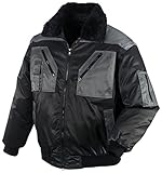 securesse Pilotenjacke 4 in 1-Funktion warme Winterjacke Arbeitsjacke...