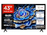 TCL 43T69C 43 Zoll QLED, Direct LED TV, 4K HDR TV, Smart Google TV (Dolby Vision...