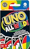 Mattel Games HHL33 - UNO All Wild Kartenspiel mit 112 Karten, Reisespiel,...