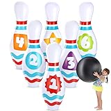 JOYIN Großes Aufblasbares Bowling Set Outdoor für Kinder und...