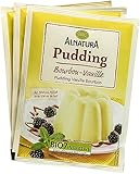 Alnatura Bio Pudding Vanille glutenfrei, 3 Beutel, 120g