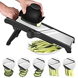 MILcea Gemüsehobel Mandolinenschneider, Multifunktion Edelstahl Gurkenhobel,...