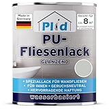Plid® Fliesenfarbe Badezimmer & Küche [FEUCHTIGKEITSBESTÄNDIG] Fliesenlack...