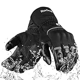 2KP CE Winter Motorradhandschuhe für Männer Frauen, Winddichte Wasserdichte...