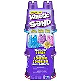 Kinetic Sand Schimmer Sand 3er Pack 340 g - 3 Farben Glitzersand aus Schweden in...