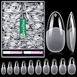 Becellen 500 Stück Künstliche Nagel Tips, Soft Gel Nageltips Fake Full Cover...