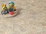 PVC Bodenbelag Vinylboden in Bruchstein Mosaik, DIN-A4 Musterstück