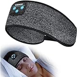 Schlafkopfhörer Bluetooth V5.2, Voerou Verstellbare Stirnband Sportskopfhörer,...