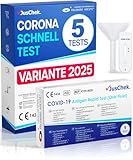 Adeste – 5 x 1er Corona Schnelltest für Zuhause COVID 19 Antigen Rapid Test...