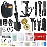 Außen Notfall Survival Kit mit Erste Hilfe Set, WayinTop Survival Ausrüstung...