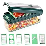 Genius Nicer Dicer Exclusive Gemüseschneider 15tlg Würfelschneider +...