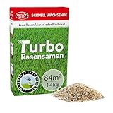 Pronto Seed Rasensamen – 1,4 kg Premium-Qualität, 84 m2 Abdeckung für...