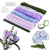 Joyblossom Pfeifenreiniger zum Basteln Set, 250 Stück in 5 Farben zum Basteln,...
