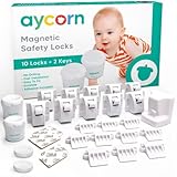 Aycorn Magnetisches Schrankschloss für Kinder & Babys - Kindersicherung...