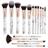 Pinselset Makeup DUAIU 16 Stück Professionelle Pinsel Set Marmor Gesicht Make...