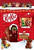 NESTLÉ KITKAT Adventskalender Schokolade mit 3D-Effekt, Weihnachtskalender mit...