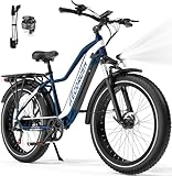 ECORUSH E Bike Herren,Ebike ECO R1 mit 48V 13Ah Batterie,Elektrofahrräder 26 *...