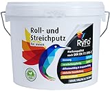 RyFo Colors Roll- und Streichputz für innen 10kg (Größe wählbar) - Rollputz...