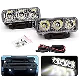 LED-Tagfahrlichter-Set, 3 LEDs, Tagfahrlicht, Nebelscheinwerfer, Lmap,...