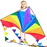 HONBO Kinder Drachen Große Delta Kites für Kinder und Erwachsene für Beach...