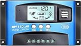 Y&H 40A MPPT 12V/24V Solar Panel Laderegler mit Dual USB Port, Wanderer BL912...