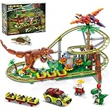 HOGOKIDS Dinosaurier Achterbahn Bausteine Spielzeug – 1222pcs Achterbahn...