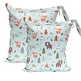 TRASUN Wetbag Kindergarten Nasstasche Windel Taschen Schwimmsachen Nassbeutel...