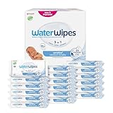 WaterWipes Sensitive+ Newborn & Baby Wipes, Feuchttücher für Neugeborene und...