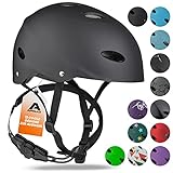 Apollo Skate-Helm/Kinder-Helm - Verstellbarer Skateboard, Scooter, BMX-Helm, mit...