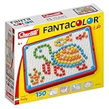 Quercetti FantaColor Tab, 150 Kugeln Ø10 mm, Montessori Spielzeug ab 4 Jahre,...