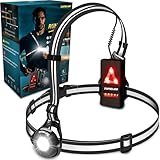 Topward Lauflicht, Lauflampe Joggen Brustlampe, 500 Lumen wiederaufladbar per...