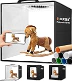 DUCLUS Fotobox zum Fotografieren, 30x30 cm Photobox zum Produktfotografie,...