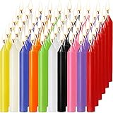 MAISITOO Candle 60 Kerzen Kleine Dripless für Chimes, Magie, Gemeinde, Vigil...