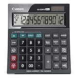 Canon AS-220 RTS Tischrechner (Solar- und Batteriebetrieb, 12 Stellen) Schwarz