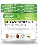 vit4ever Kombination aus Ballaststoffe - 400 g Pulver mit Flohsamenschalen,...