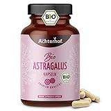 Astragalus Kapseln Bio | 180 Stück | hochdosiert mit je 500mg Astragaluswurzel...