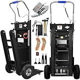 1250W Elektrische Sackkarre mit Gummiketten, Elektrischer Treppensteiger 900lbs...