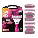 Wilkinson Sword Intuition Quattro Smooth Shave Rasierklingen, Damenrasur, Hauch...