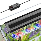FEDOUR 40-60CM Aquarium LED Beleuchtung, Vollspektrum Aquarium Licht für...