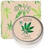 STYX© BIO Hanf-SALBE (200ml) HANF-Creme Natur • CBD Creme hochdosiert mit...