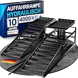 WERKTHOR hydraulische Auffahrrampe PKW - [2er Set] Auffahrrampen mit...