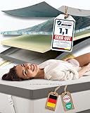 nøvera® Premium Gel Topper 120x200 | Hohes RG 50 & H2/H3 | wolkenweicher...