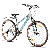 HILAND 26 Zoll Mountainbike für Herren und Damen, 21 Gänge Mountainbike,...