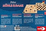 noris 606108012 - Deluxe Mühle und Dame, der beliebte Spieleklassiker mit...