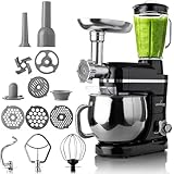 LEHMANN 3 in 1 Multifunktions Küchenmaschine mit Fleischwolf und 1.5L...