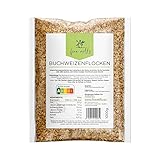 fine mills Buchweizenflocken, 100% Flocken ohne Zusätze, 1000g, ohne GMO,...