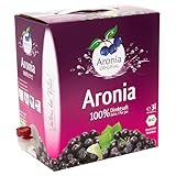 Aronia ORIGINAL Bio Aroniasaft aus deutschem Anbau | 3 Liter Bio Direktsaft aus...