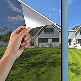 GodUp Spiegelfolie Wärmeisolierung Sonnenschutzfolie Fensterfolie 99%UV-Schutz...