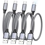 RAVIAD USB C Kabel [4Pack 0.5M 1M 2M 3M] 3.1A Ladekabel USB C Schnellladekabel...